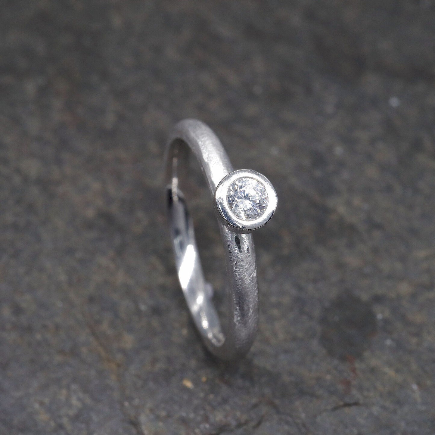 Solitaire diamond ring, Mountain Raindrop design ARRIVING SOON FOR 2025