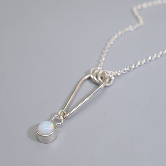 Small Water Tarn Opal pendant.