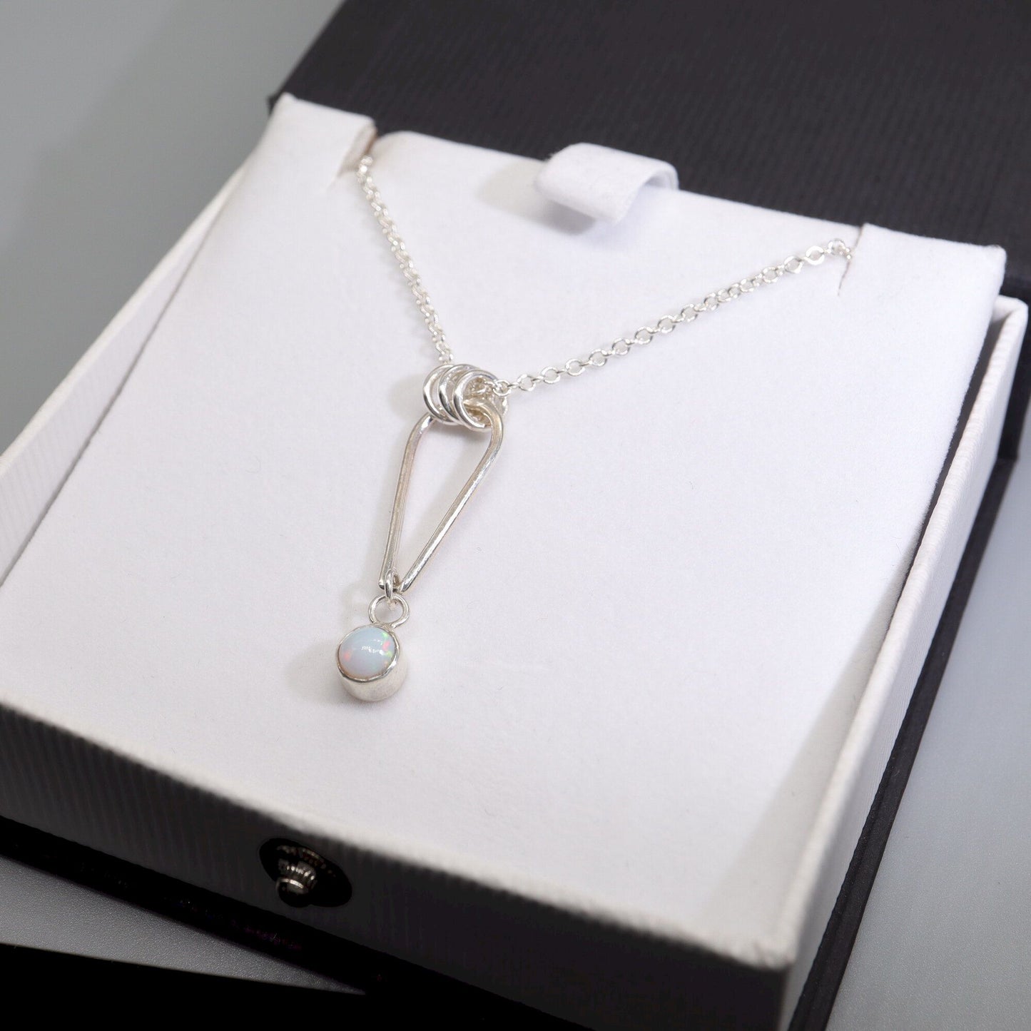 Small Water Tarn Opal pendant.