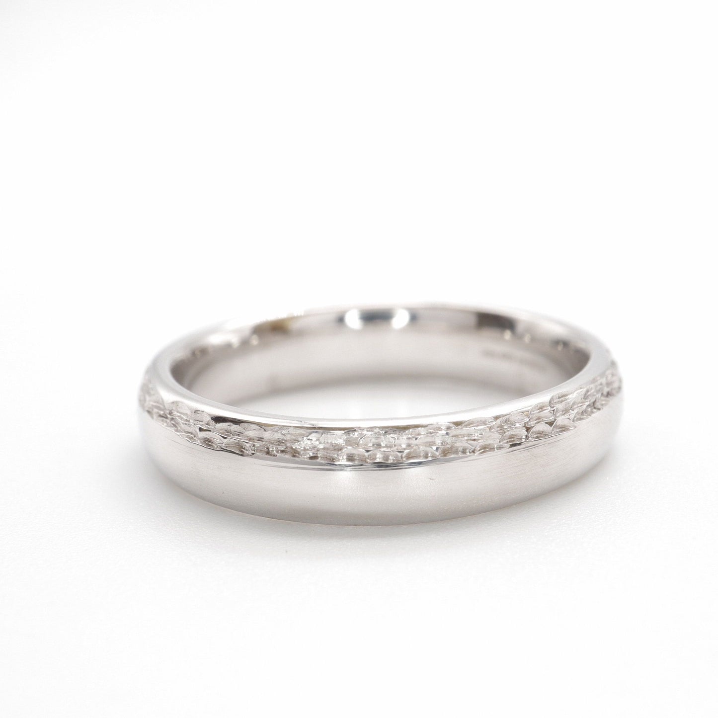 Ullswater silver wedding ring set