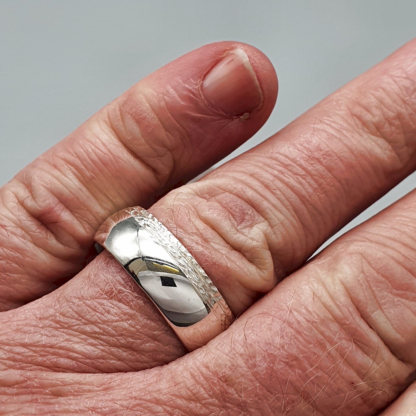 Ullswater gold matching wedding ring set