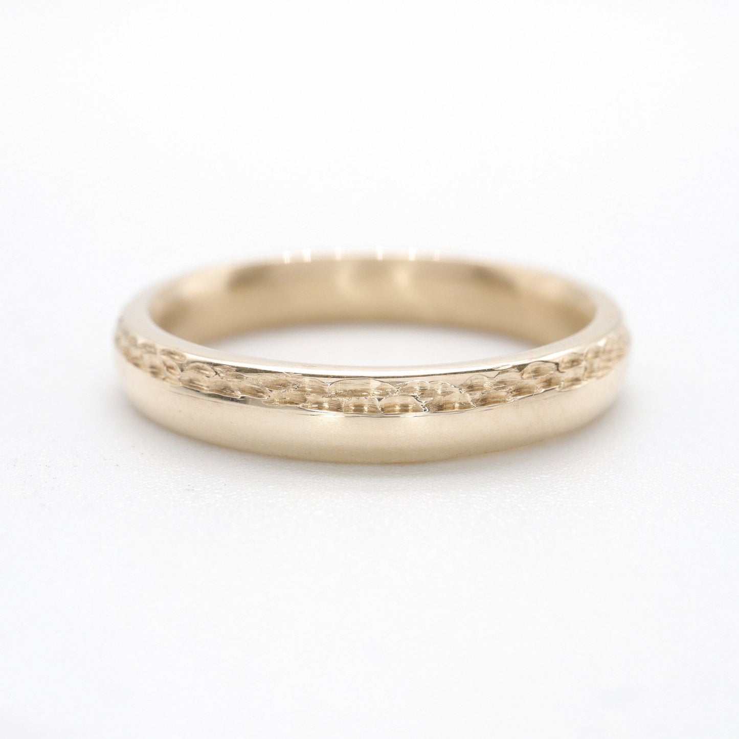 Ullswater gold matching wedding ring set