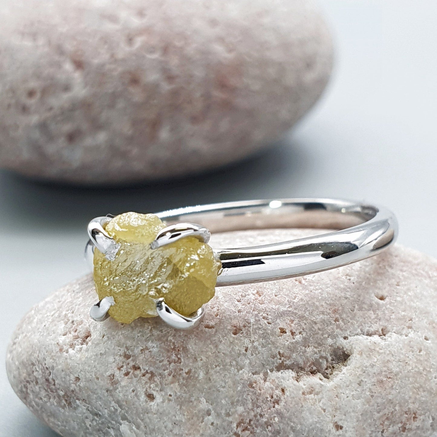 Yellow diamond solitaire ring Diamond & Gem Rings Diamond Ring