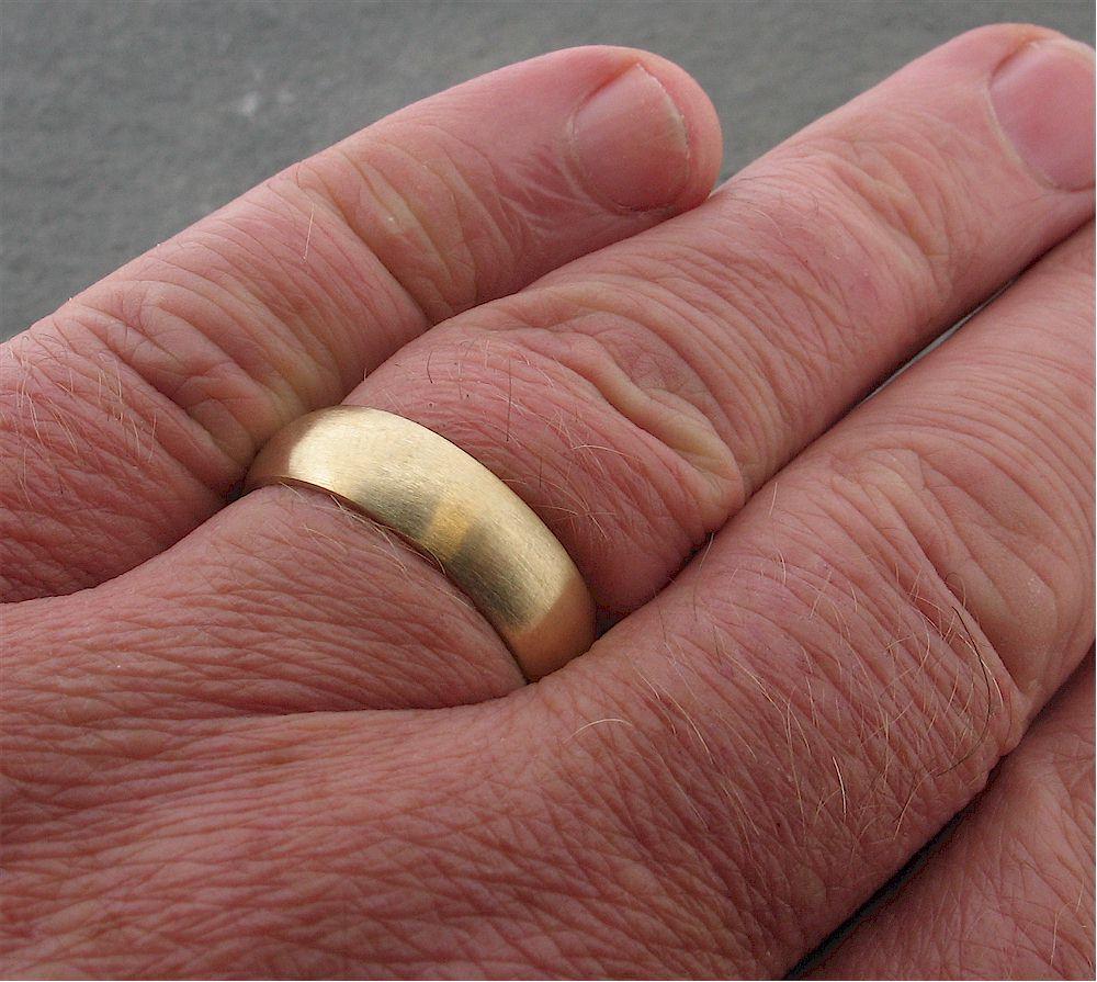 Gold court broad wedding ring. Classic Wedding Rings Richard Harris Jewellery