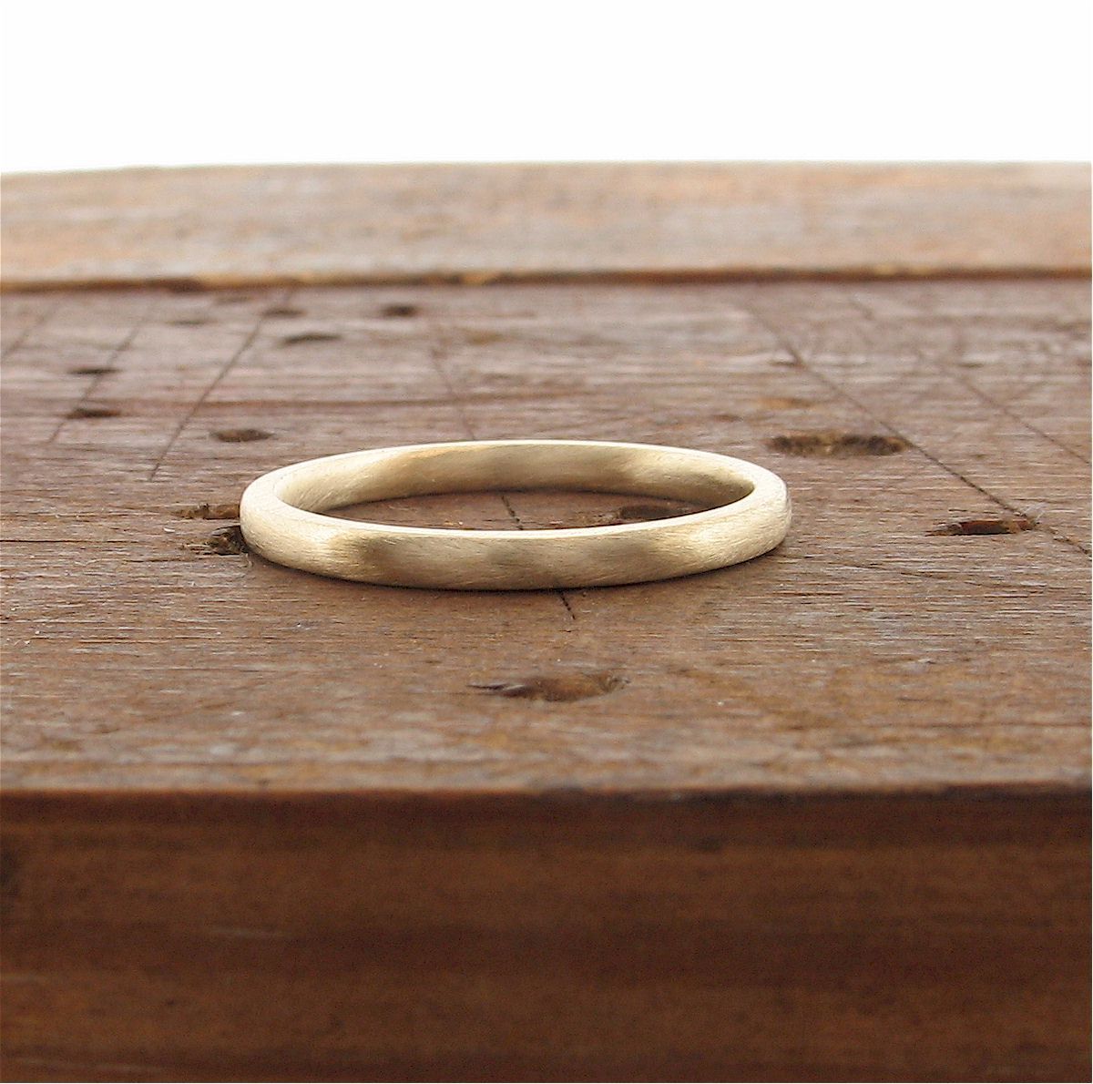 Gold court thin wedding ring. - Cumbrian Designs