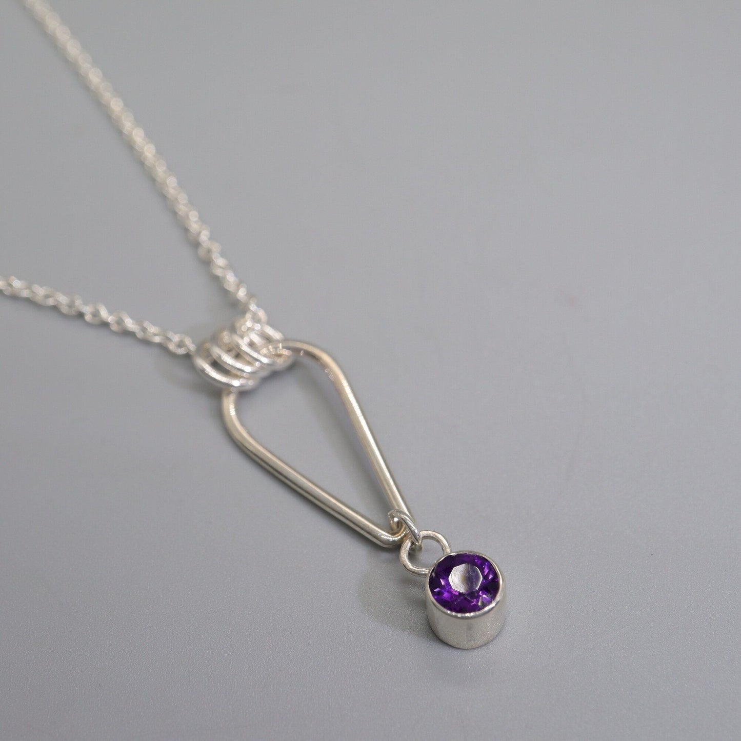 Small Water Tarn Amethyst pendant.