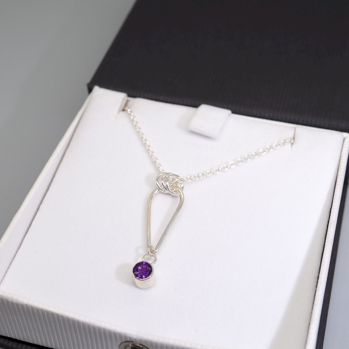 Small Water Tarn Amethyst pendant.