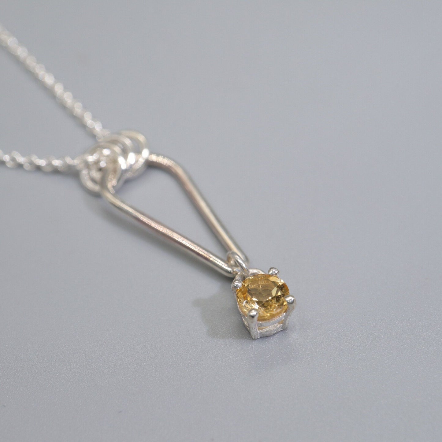 Small Water Tarn Citrine pendant.