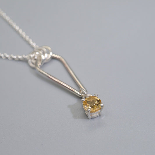 Small Water Tarn Citrine pendant.
