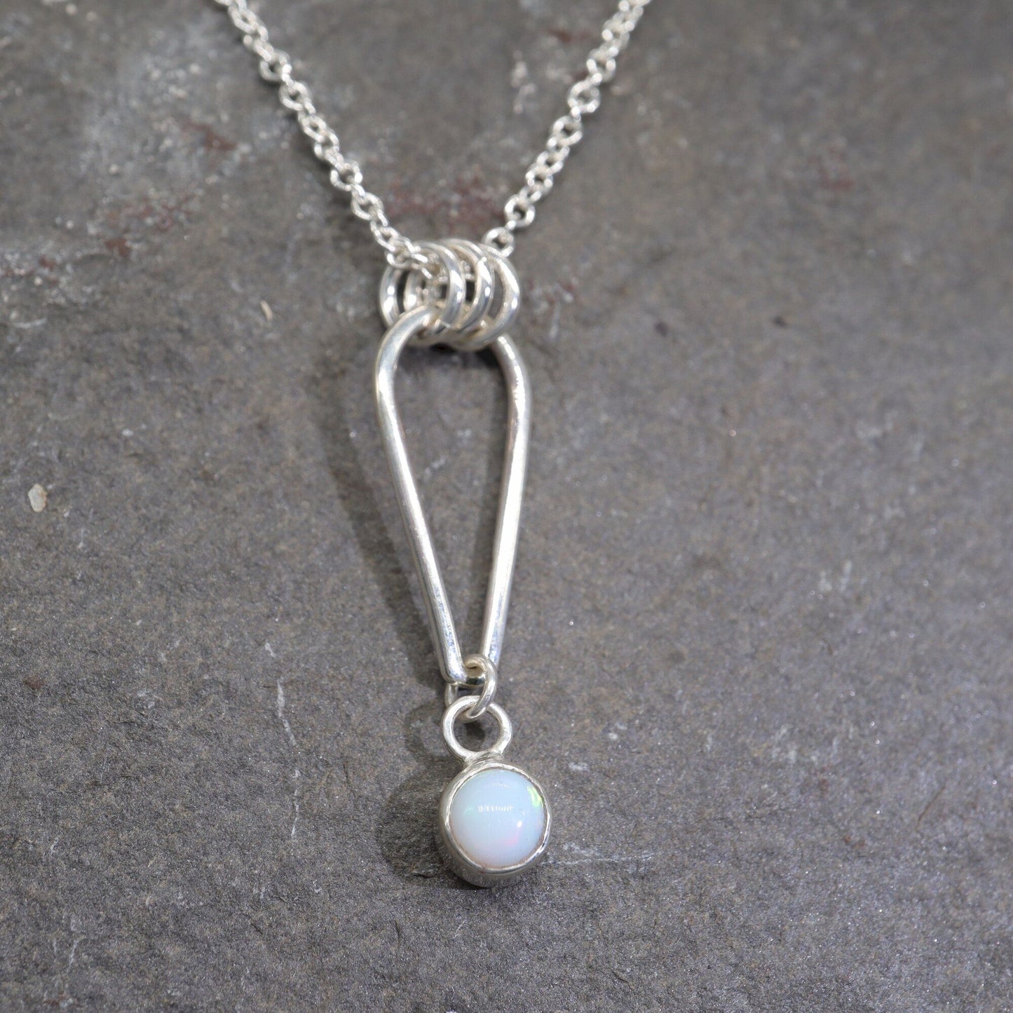 Small Water Tarn Opal pendant.
