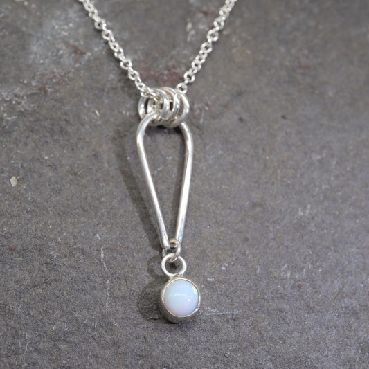 Small Water Tarn Opal pendant.