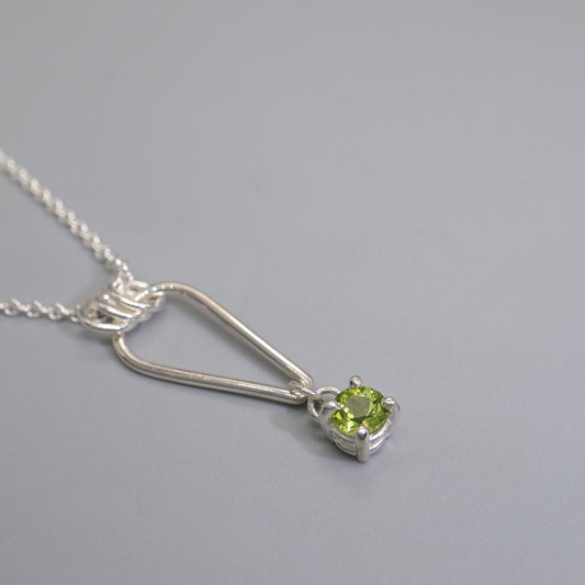 Small Water Tarn Peridot pendant.
