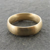 Gold court broad wedding ring. - Cumbrian Designs