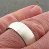 Silver court broad wedding ring. - Cumbrian Designs