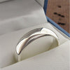 Silver court broad wedding ring. - Cumbrian Designs