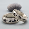 Rustic wedding ring, Fell Path design Designer Wedding Rings CumbrianDesigns 