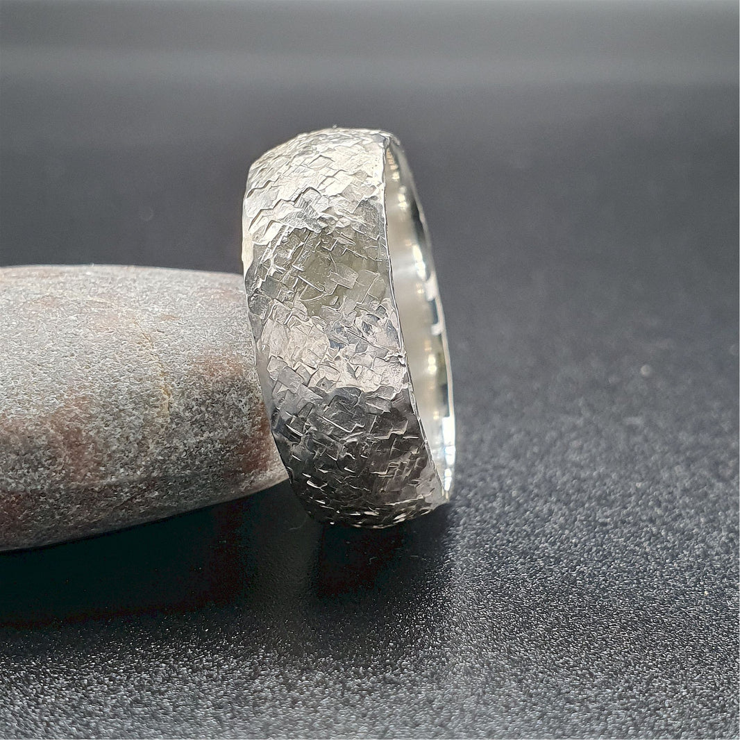 Fire Hammered Rings – Cumbrian Designs Jewellery
