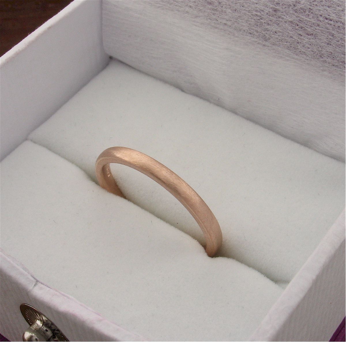 Rose gold court thin wedding ring. Classic Wedding Rings Richard Harris Jewellery 