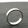 White gold broad wedding ring, Water Ripples design Designer Wedding Rings CumbrianDesigns 